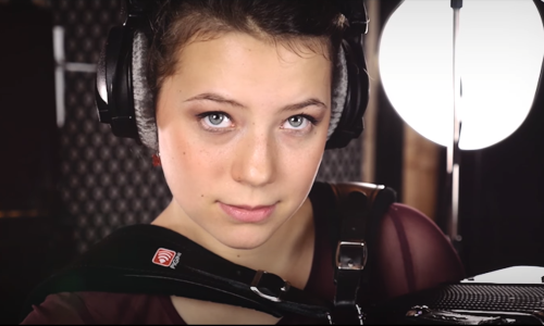 Studio d'enregistrement accordéon